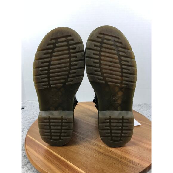 Dr. Martens 1460 J Black Leather Lace Up Casual Lifestyle Daily Boots Womens 5 - Picture 12 of 15